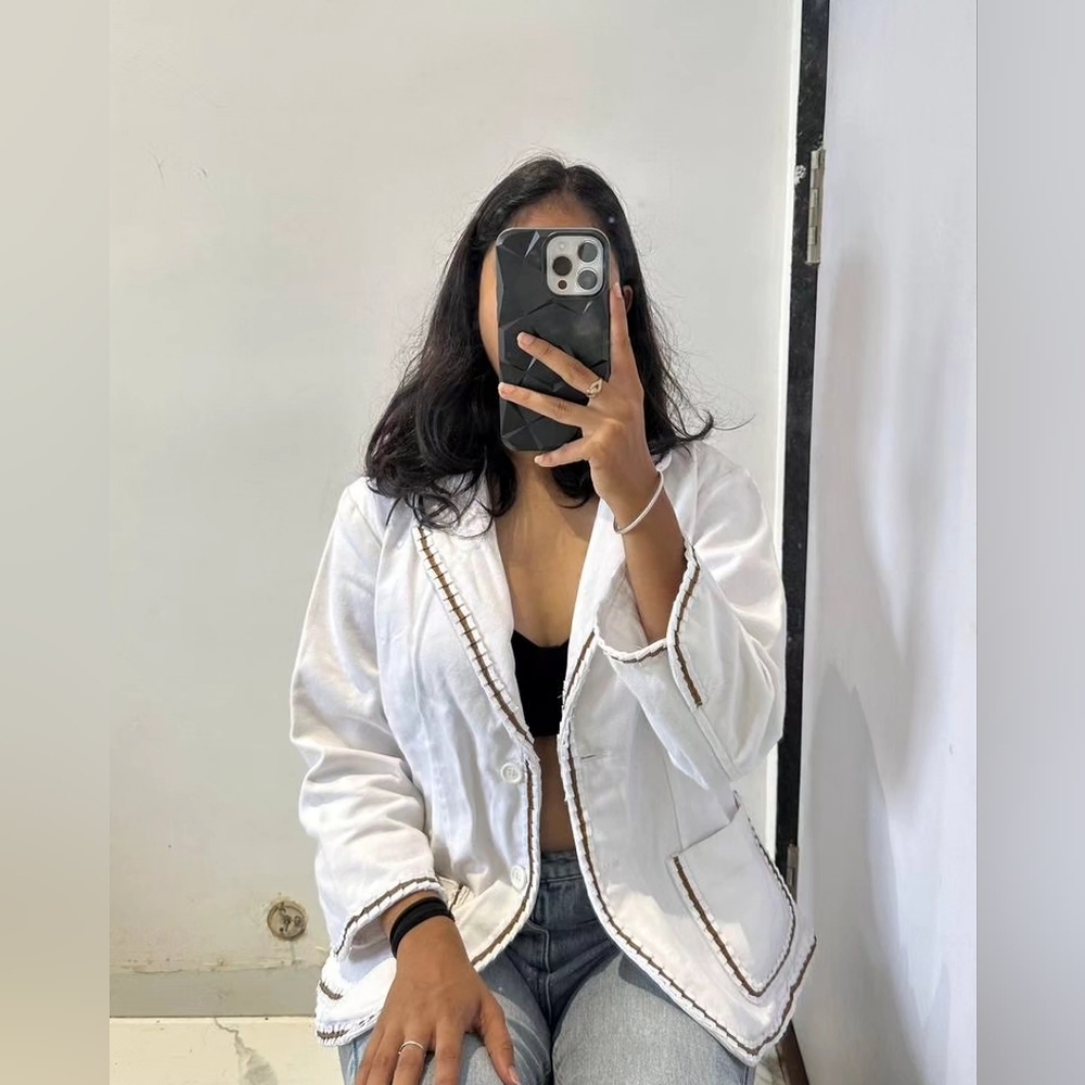 White blazer